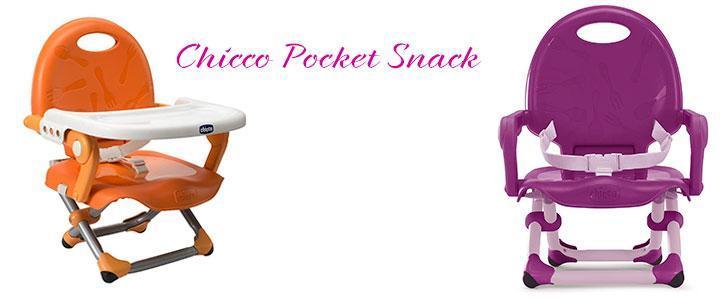 Chicco Pocket Snack mandarino, hydra, gris y lima
